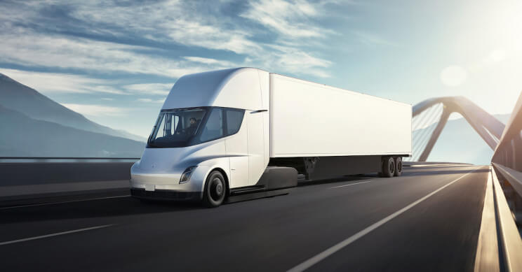 Tesla Elektrikli Araçları Semi
