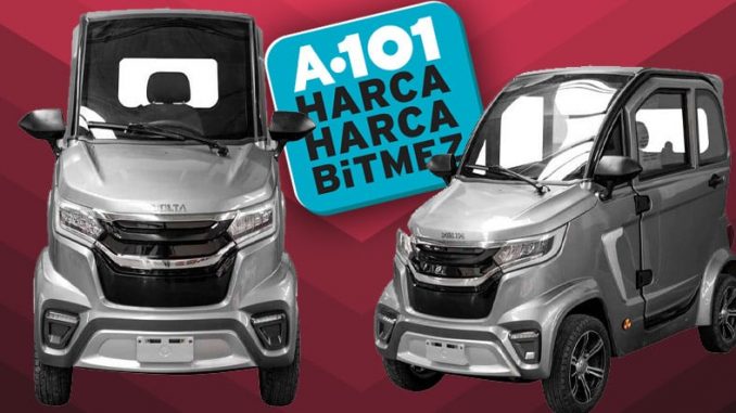 A101'de Satılan Elektrikli Otomobil Volta EV1