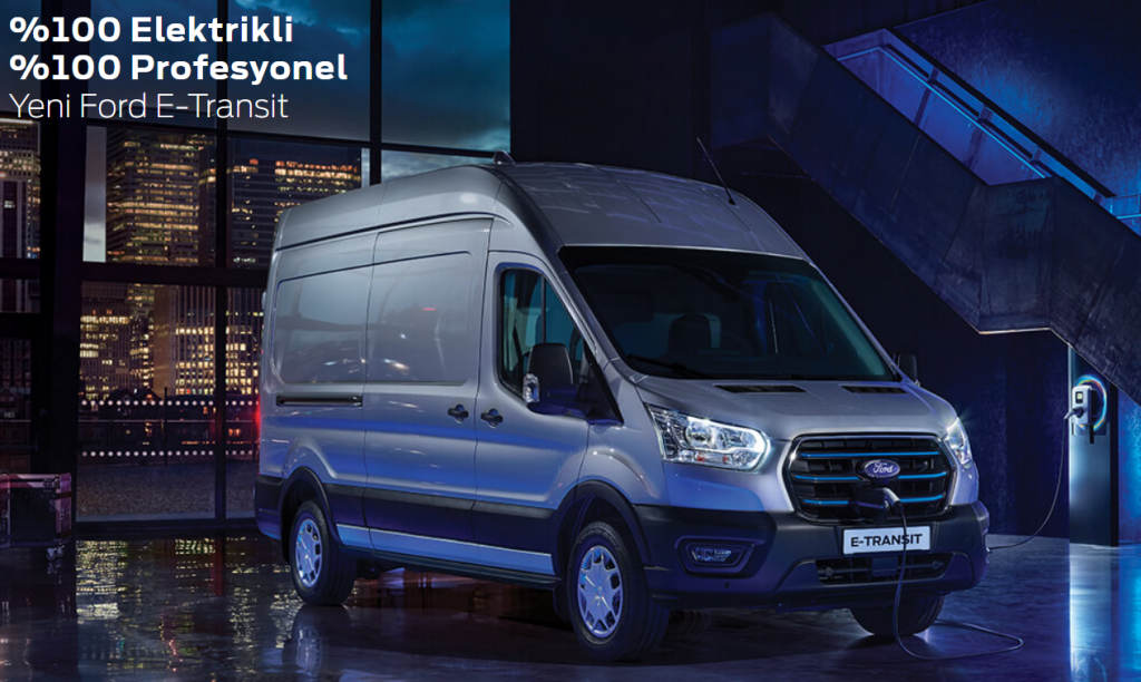 e-Transit Elektrikli Minibüs Modeli