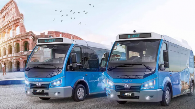 Elektrikli Minibüs Avrupa Yollarında