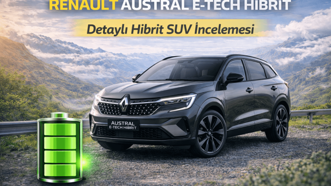 200 HP güce sahip Renault Austral E-Tech Hibrit